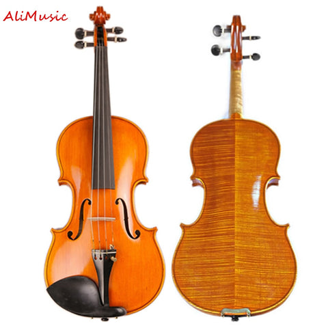 100% Master Hand-made Violin Europe Stripes Maple Violino