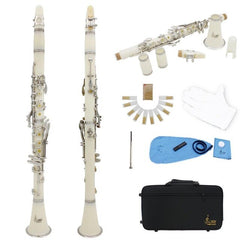 1 Set 17 Key Clarinet  bB Flat Soprano Binocular Clarinet