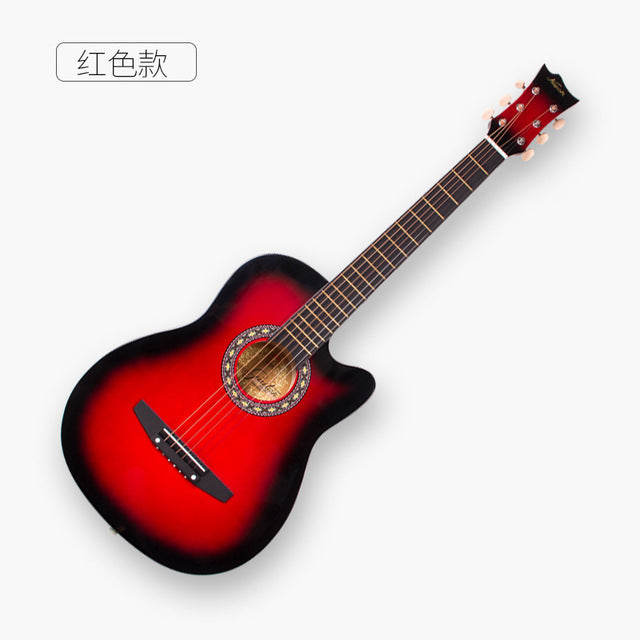 High Quality Kapok Acoustic Guitar  ZS-1/S-1 38 Inch Basswood Horns Guitar